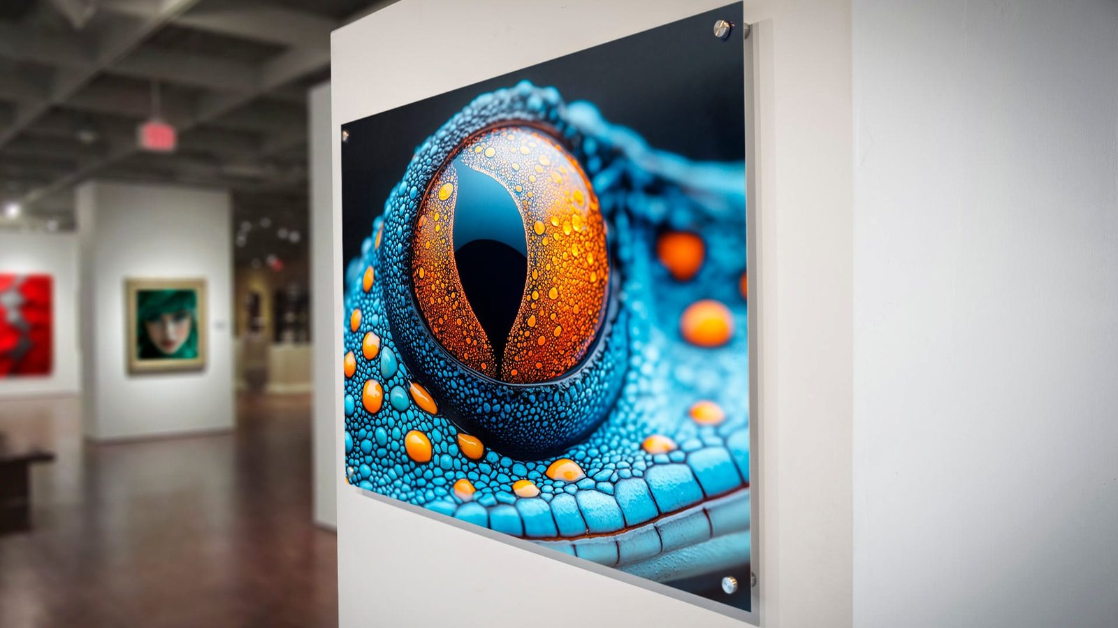 Acrylic Metal Mount On A Gallery Wall 1 Intention By Design