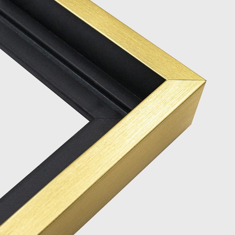 Gold Black Floating - Frame Intention By Design