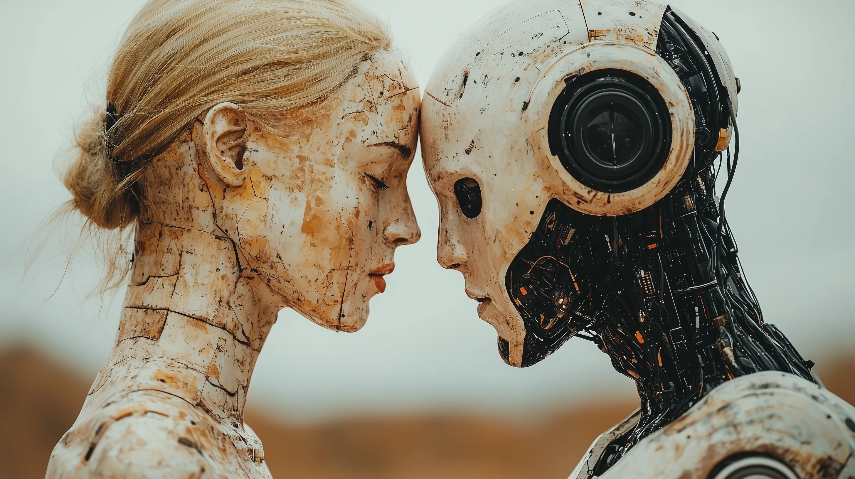 Human and robot creating a moment together - Intention By Design